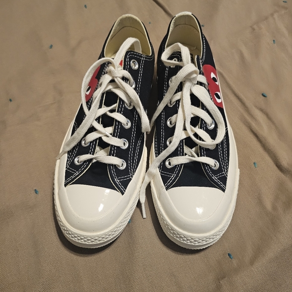Converse Comme des Garcons Sz Men's 7 Women's 9 - Picture 4 of 14